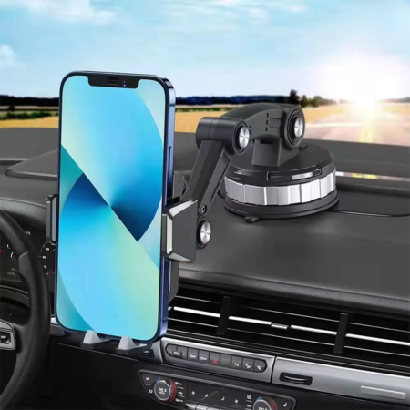 NovaGrip ユニバーサル車載スマホホルダー 強力吸盤式 ダッシュボード取付 360度回転