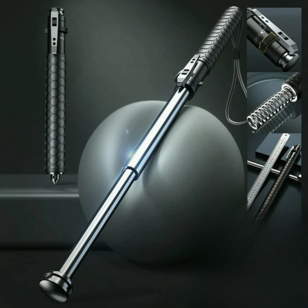 Alloy Steel Telescoping Safety Stick With Quick One Click Deployment