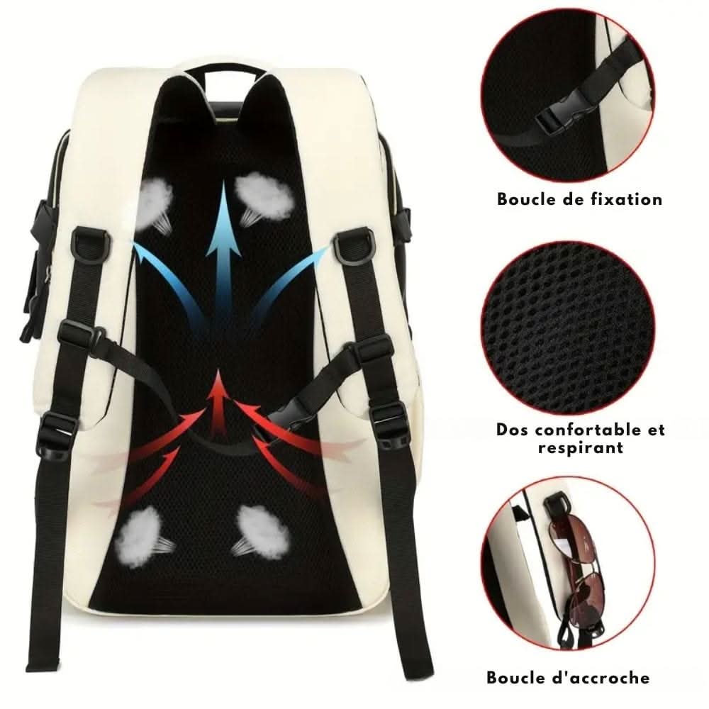CityFlex Pack sokoldalú utazó hátizsák laptoprekesszel és cipőrekesszel