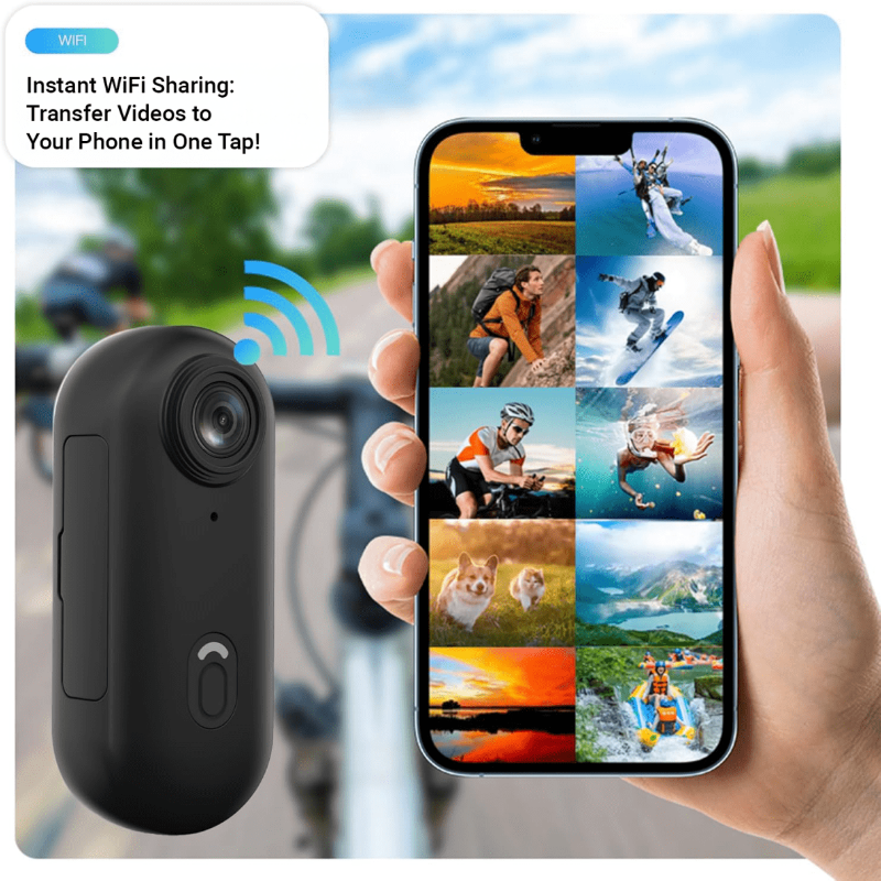 NebulaSport 4K 防水アクションカメラセット エクストリームスポーツ用