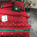 FrostLoom karácsonyi ágyneműgarnitúra 100% egyiptomi pamut, hűs percale, ünnepi hangulat