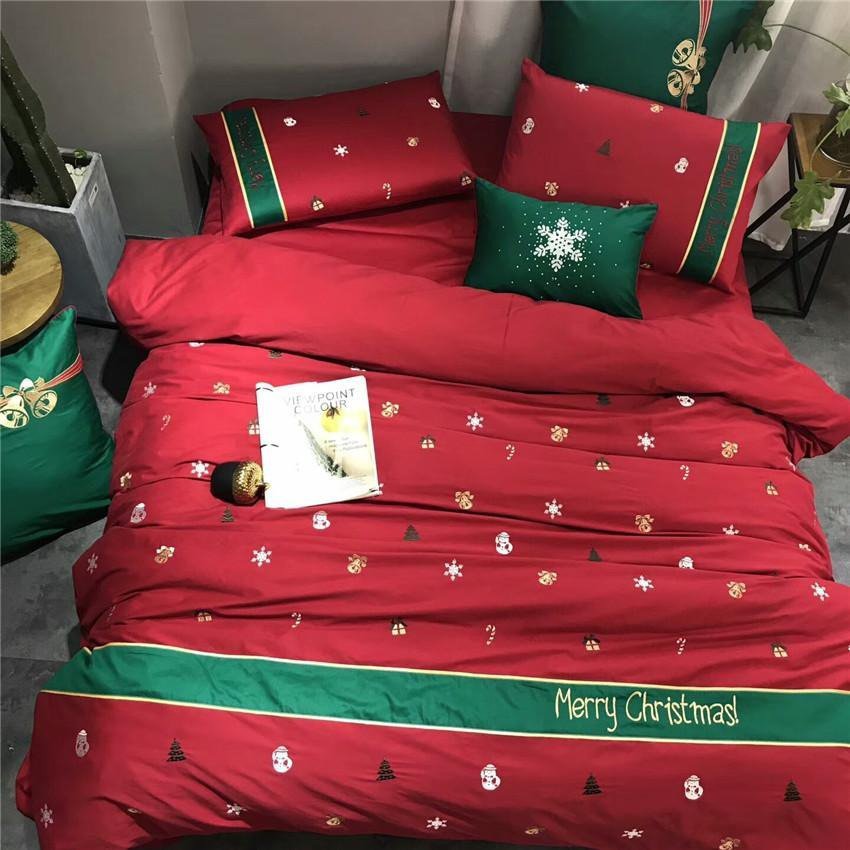 FrostLoom karácsonyi ágyneműgarnitúra 100% egyiptomi pamut, hűs percale, ünnepi hangulat