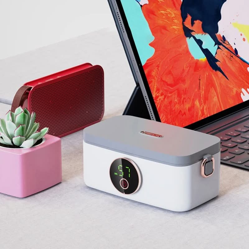 AuroraFlex Vezeték nélküli Ebédtartó Meleg Ételekhez Útközben 16000mAh Újratölthető