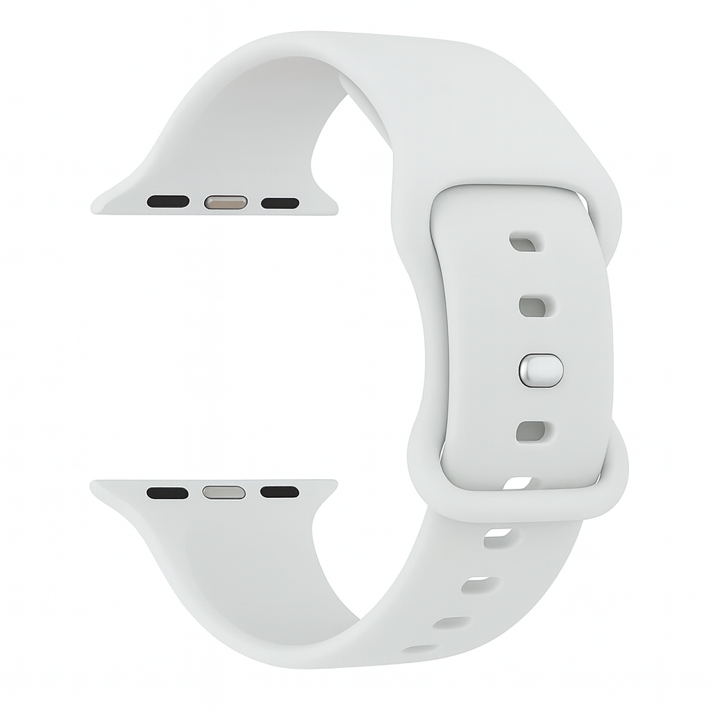 Apple Watch Classic szilikon szíj fehér pánt csere