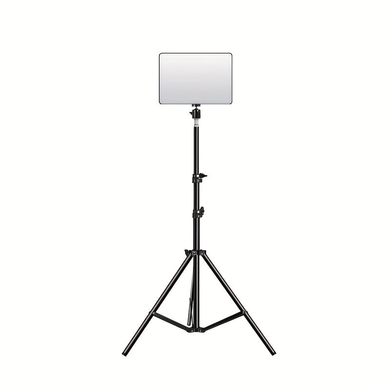 LED Photo Light Stand With Adjustable Aluminum Tripod And Studio Lamp