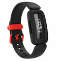 Fitbit Ace 3 szilikon szíj fekete és piros színben
