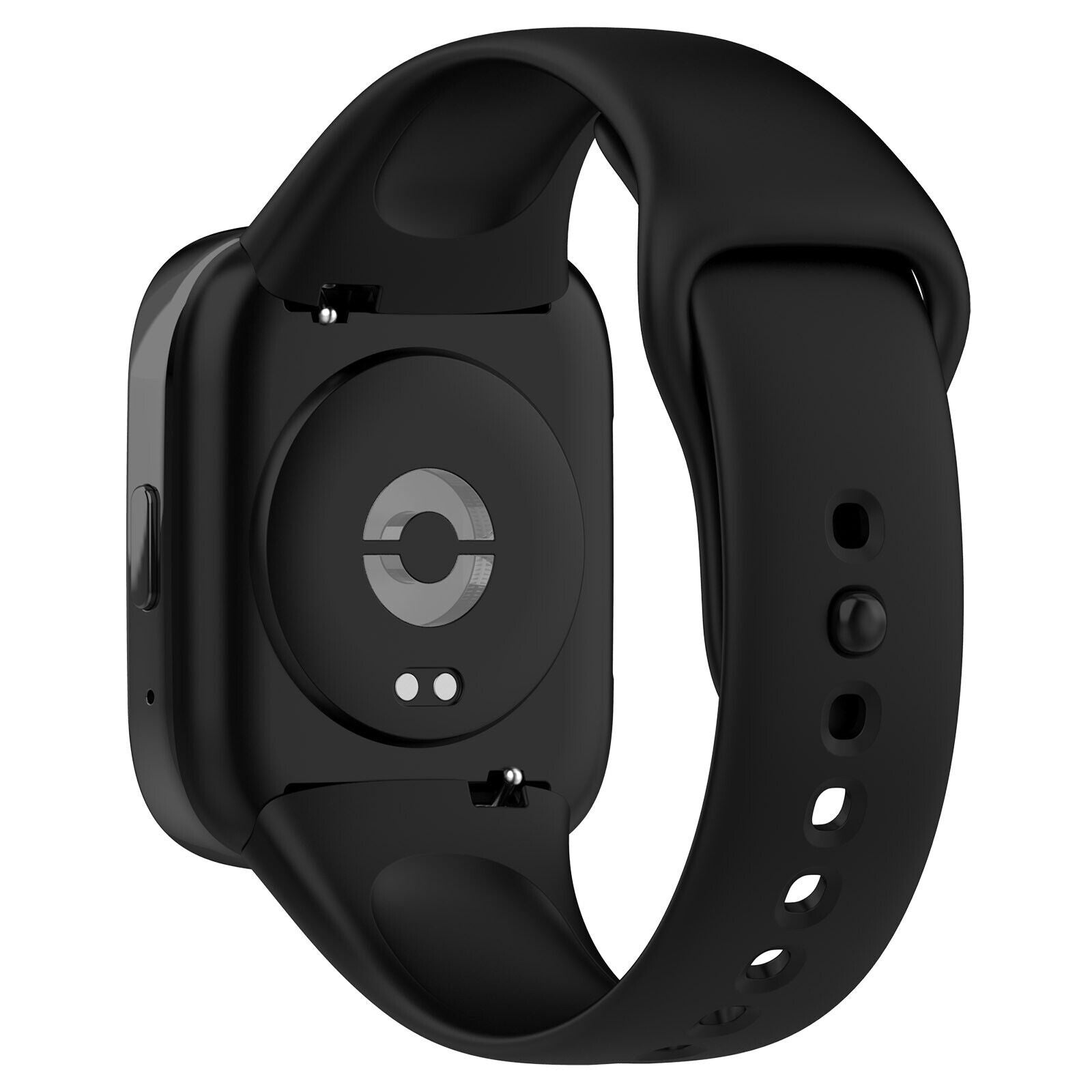 Fekete szilikon szíj Redmi Watch 3 Active / Lite-hoz