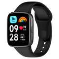 Fekete szilikon szíj Redmi Watch 3 Active / Lite-hoz