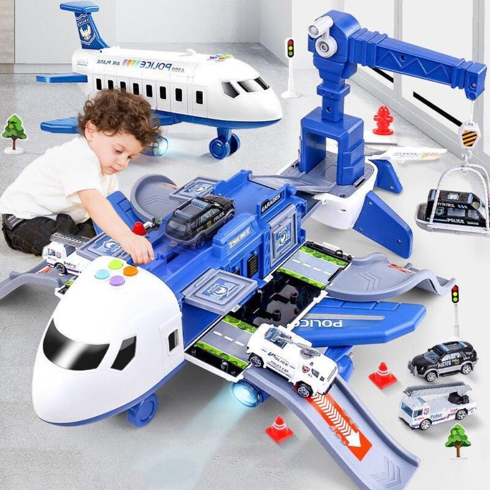 オーロラ 飛行機と車両セット 無毒性 ABS ASTM EN71準拠