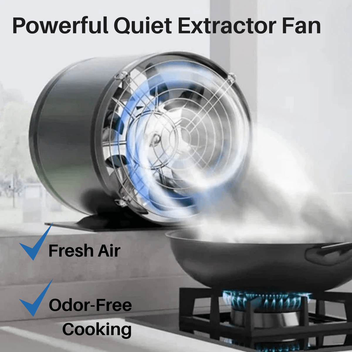 AirEase Quiet Extractor Fan for Clean and Fresh Air