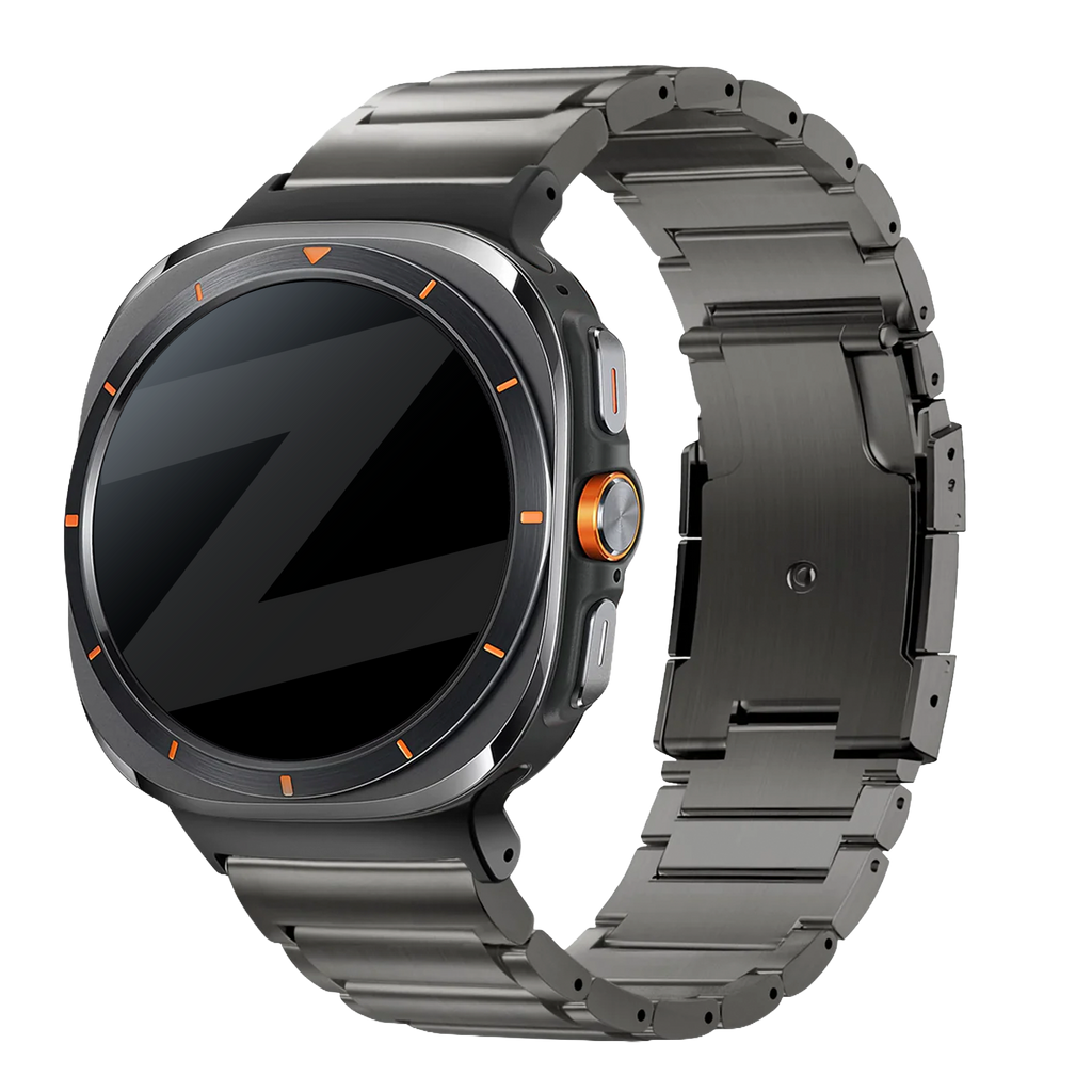Bandz Samsung Galaxy Watch Ultra titán szíj klasszikus grafit