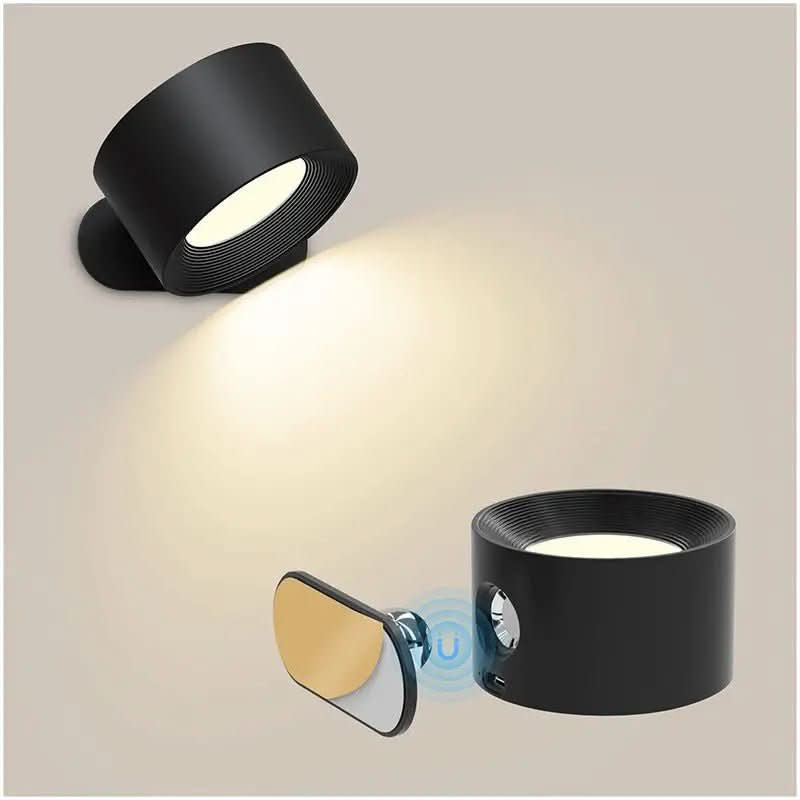 LumaPulse Wireless 360-Degree Rotating LED Lamp for Flexible Lighting