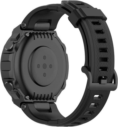 Amazfit T-Rex Pro szilikon szíj fekete okosórához