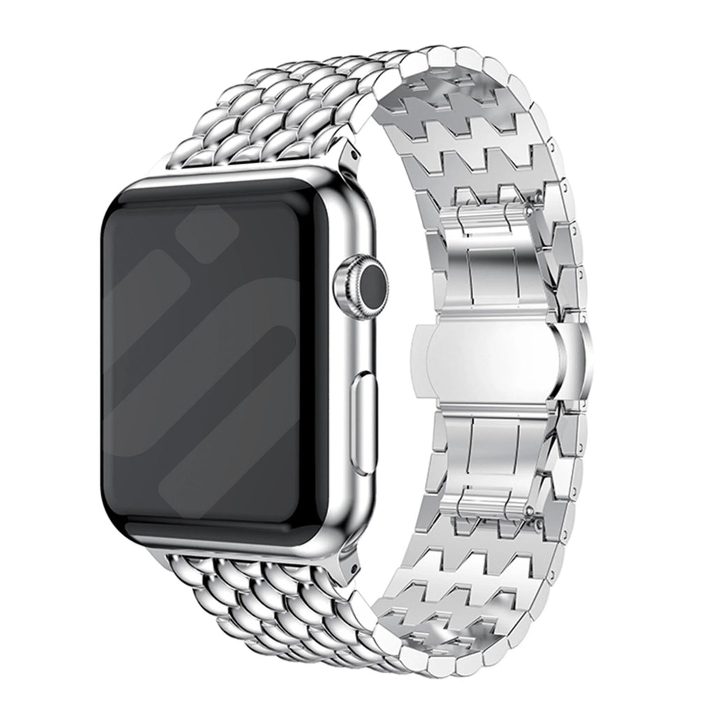 Apple Watch acél sárkány szíj ezüstös kivitelhez