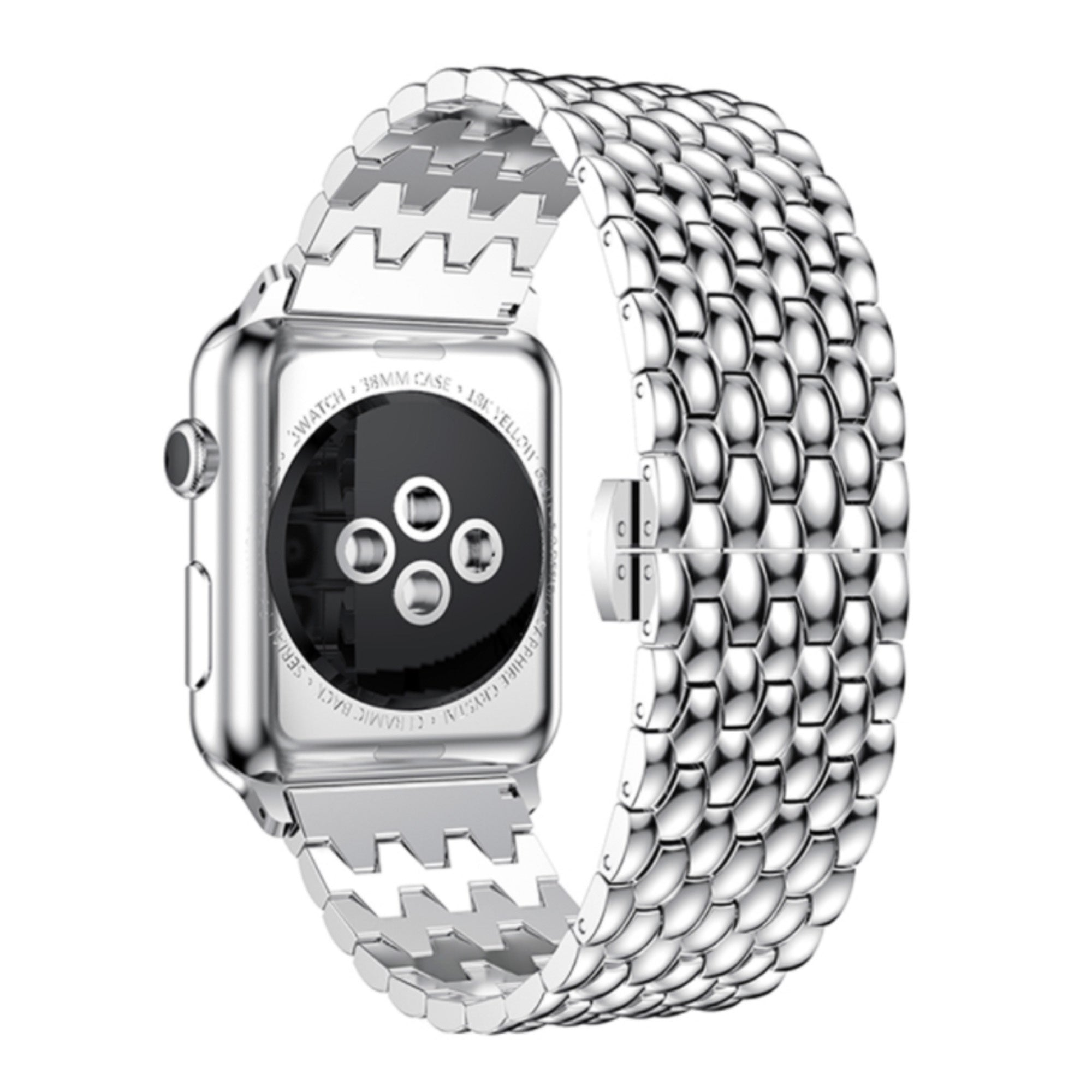 Apple Watch acél sárkány szíj ezüstös kivitelhez