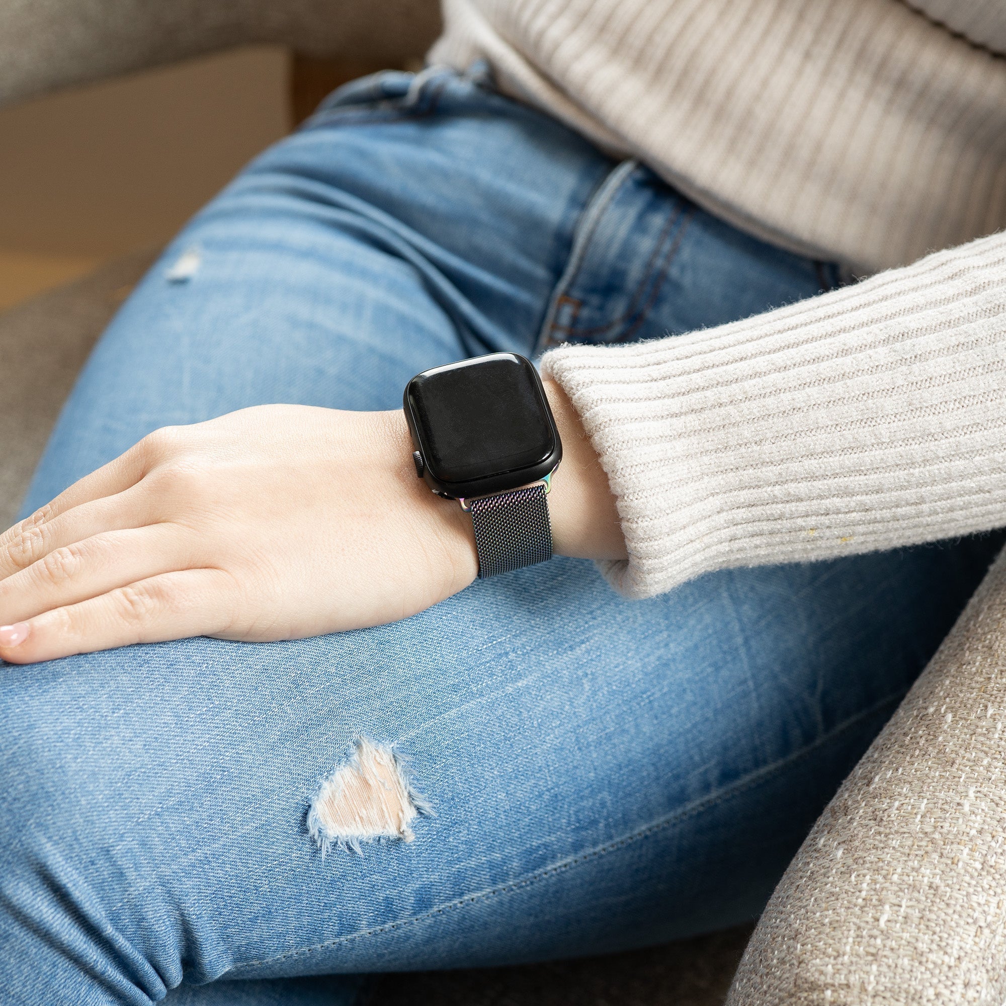 Apple Watch milánói szíj gyöngyházfényű kivitelben