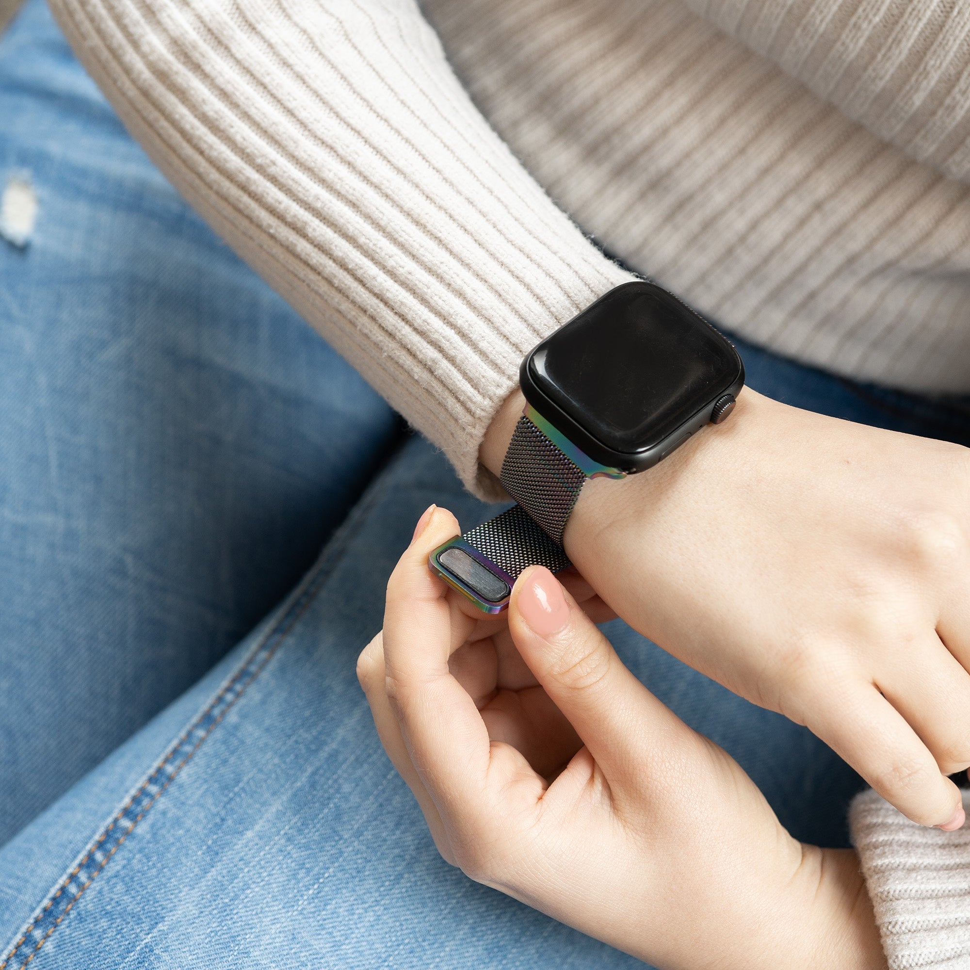 Apple Watch milánói szíj gyöngyházfényű kivitelben
