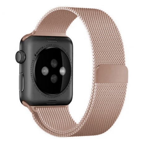Klasszikus Apple Watch milánói szíj rózsaarany kivitelben