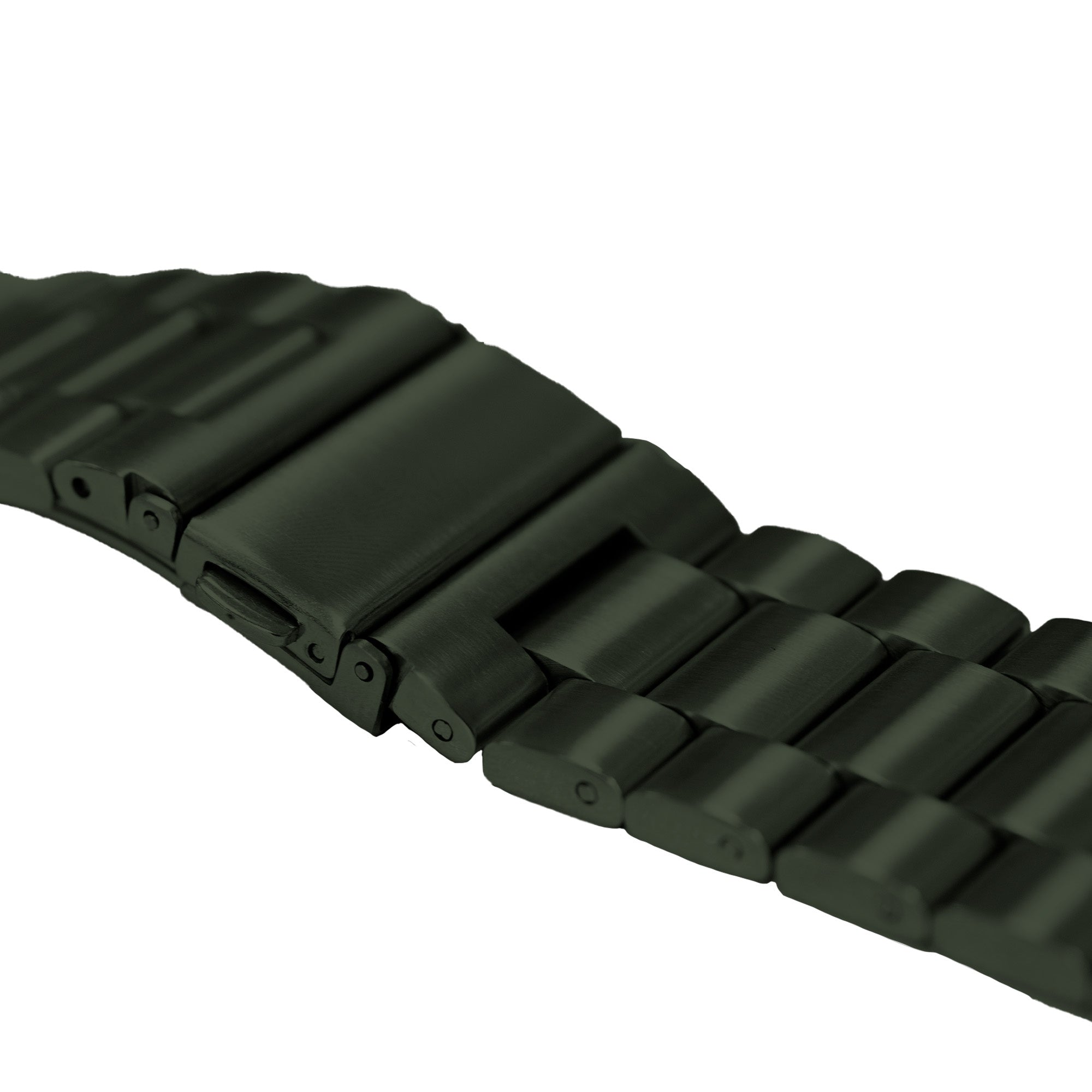 Apple Watch acél szíj sötétzöld színben Apple Watch-hoz