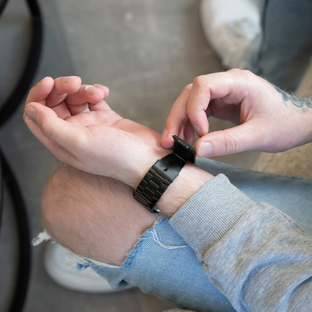 Apple Watch fekete rozsdamentes acél szíj Apple Watch-hoz