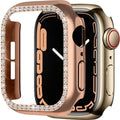Apple Watch gyémánt kemény tok rózsaarany színben Apple Watch-hoz