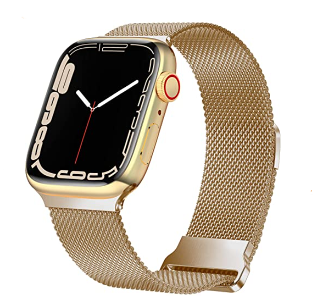 Apple Watch milánói szíj csattal rózsaarany színben