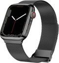 Apple Watch milánói szíj csattal fekete színben