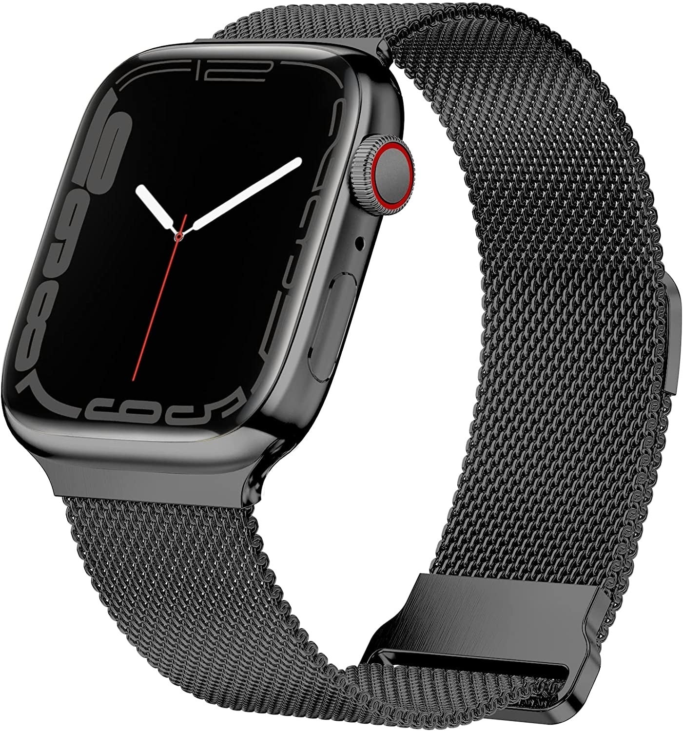 Apple Watch milánói szíj csattal fekete színben