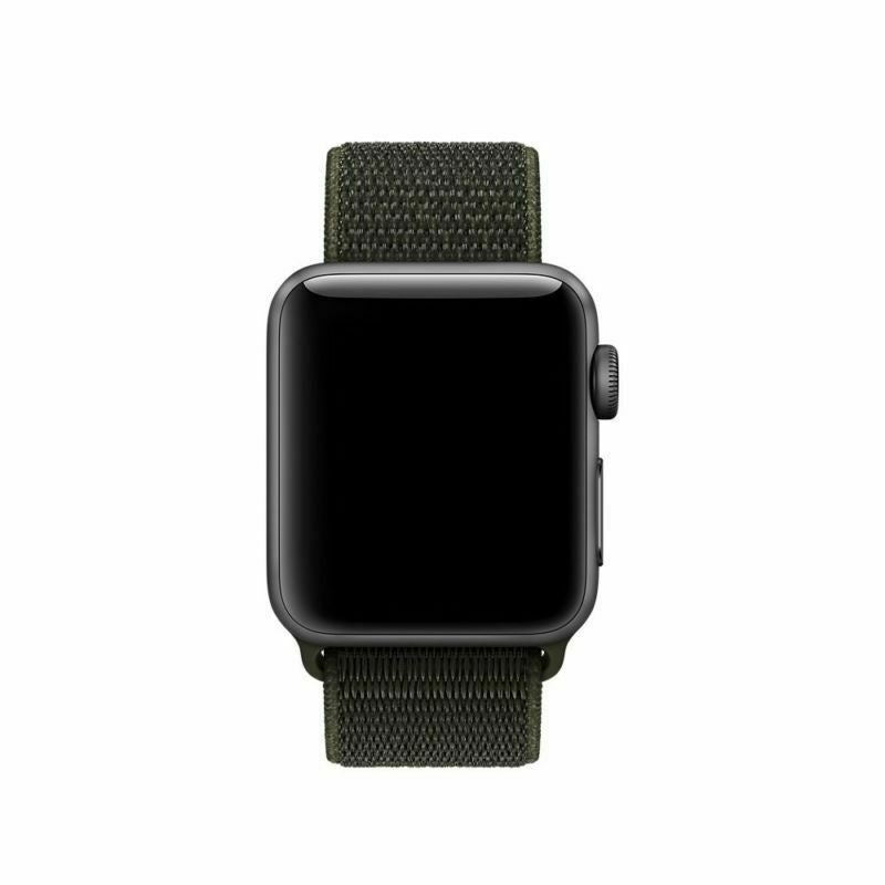Apple Watch sötétzöld nylon szíj Apple Watch-hoz