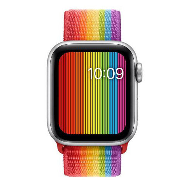 Apple Watch nylon szíj, szivárvány színű szalag Apple Watch-hoz