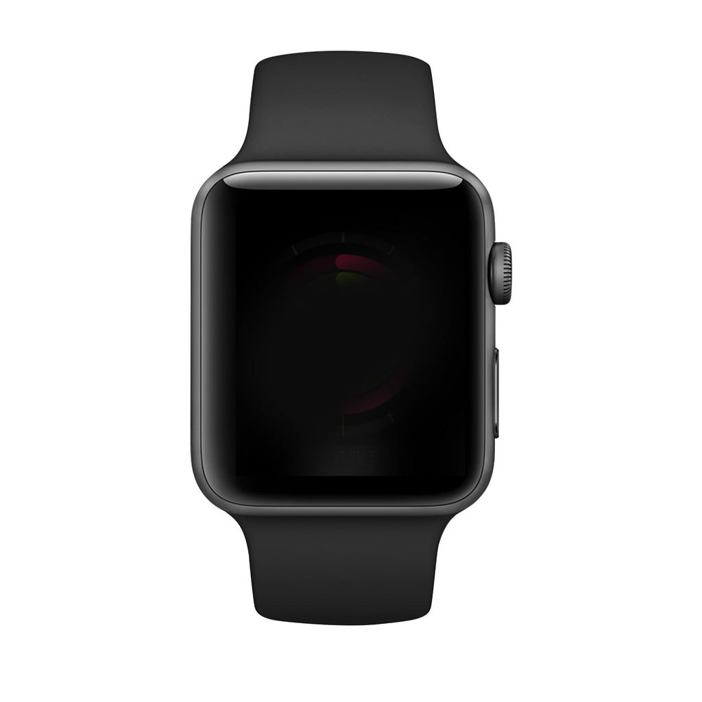 Apple Watch schwarzes Silikonarmband mit Schnalle für Apple Watch