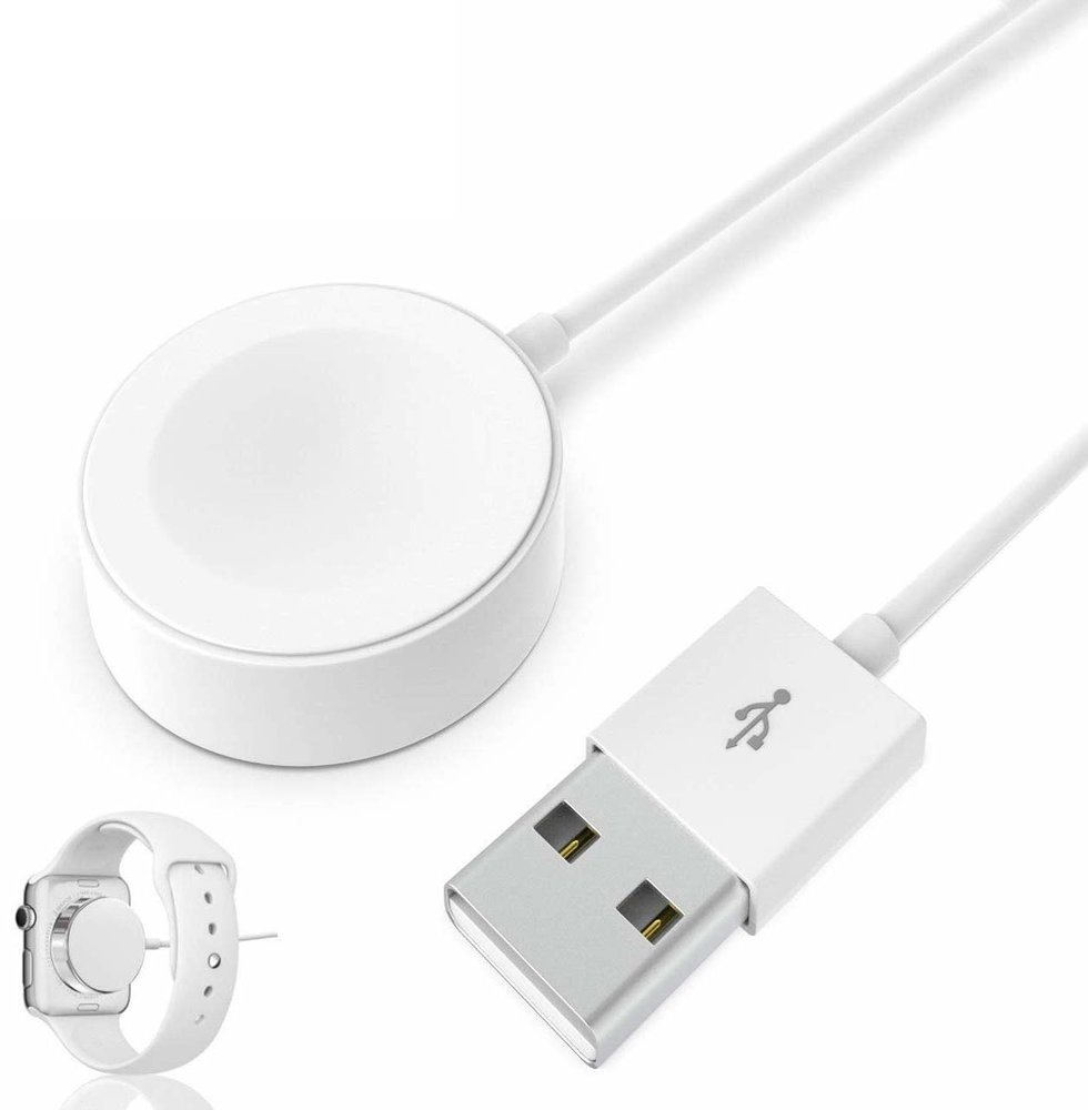 Apple Watch-laddningskabel för USB-laddare och USB-portar