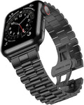 Apple Watch Presidential acél szíj fekete szalag Apple Watch-hoz