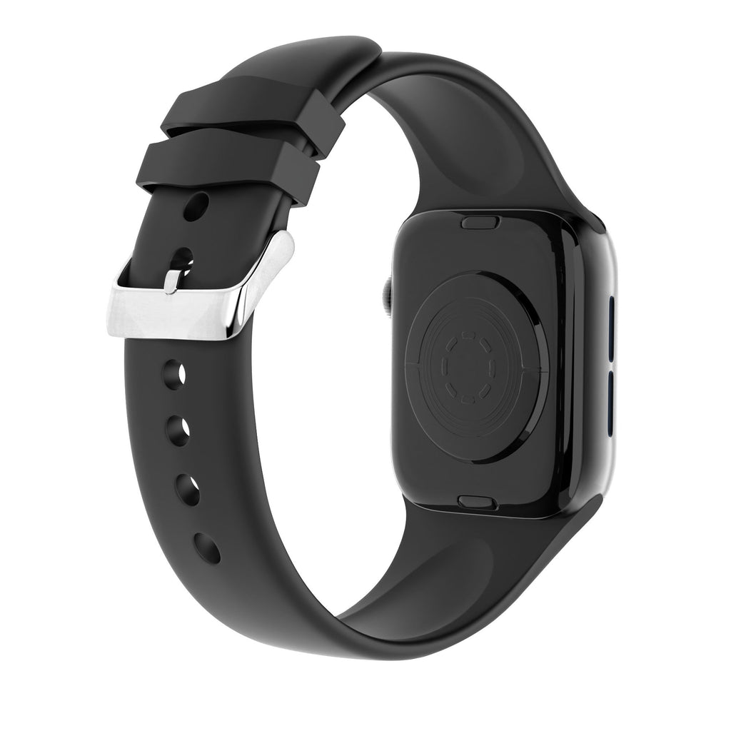 Apple Watch schwarzes Silikonarmband mit Schnalle für Apple Watch