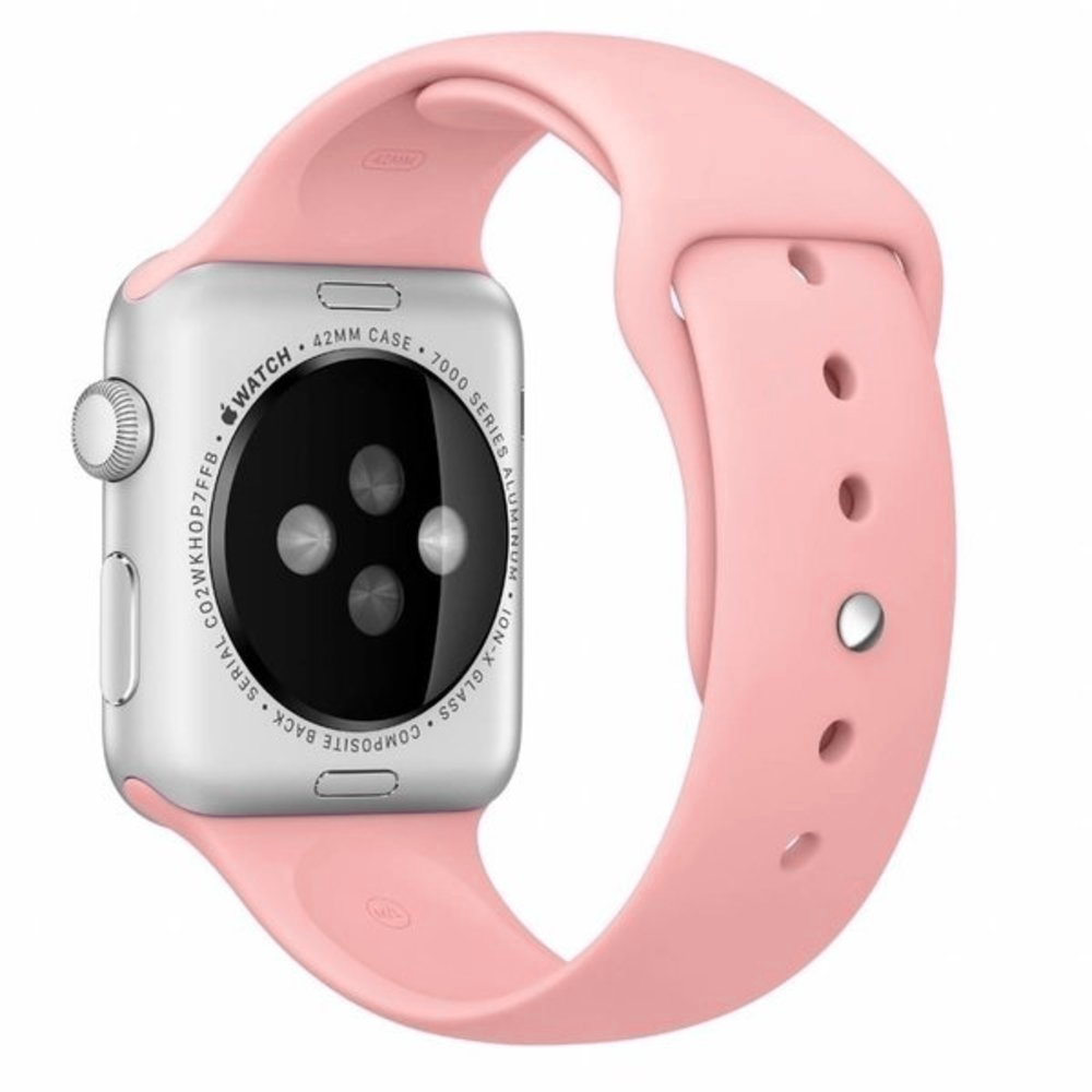 Apple Watch rózsaszín szilikon szíj Apple Watch óraszíjhoz