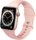 Apple Watch szilikon szíj antik rózsaszínben mindennapi viselethez