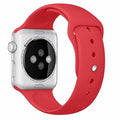 Apple Watch piros szilikon szíj cserepánt hivatalos