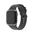 Apple Watch schwarzes Silikonarmband mit Schnalle für Apple Watch