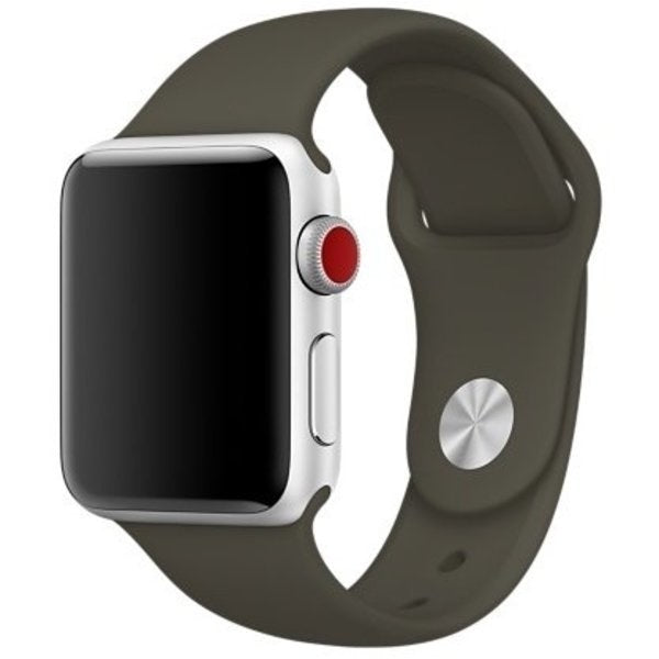 Apple Watch szilikon szíj katonai zöld Apple Watch-hoz