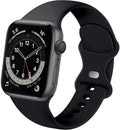 Apple Watch szilikon szíj klasszikus fekete Apple Watch-hoz