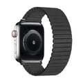 Apple Watch fekete elasztikus acél szíj cserepánt
