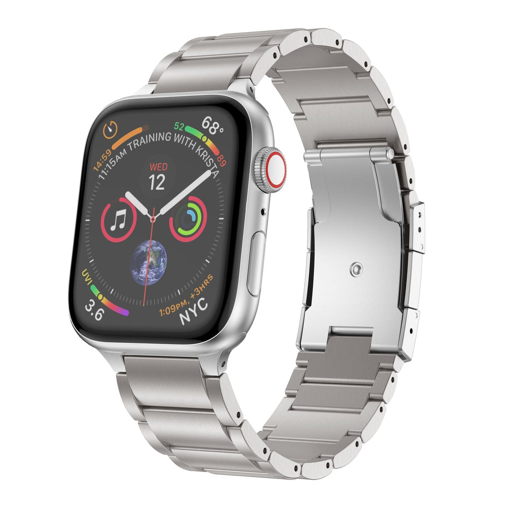 Apple Watch Titanium Strap Silver For Apple Watch Color