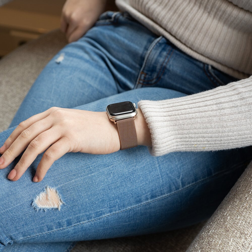 Apple Watch Milanese Strap Rosé Color Edition For Apple Watch