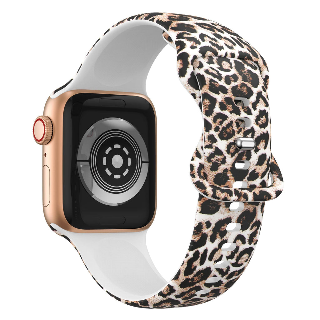 Lucky Leopard Apple Watch szíj Apple Watch felhasználók számára