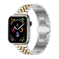 Bracelet en acier Jubilee argent et or pour Apple Watch