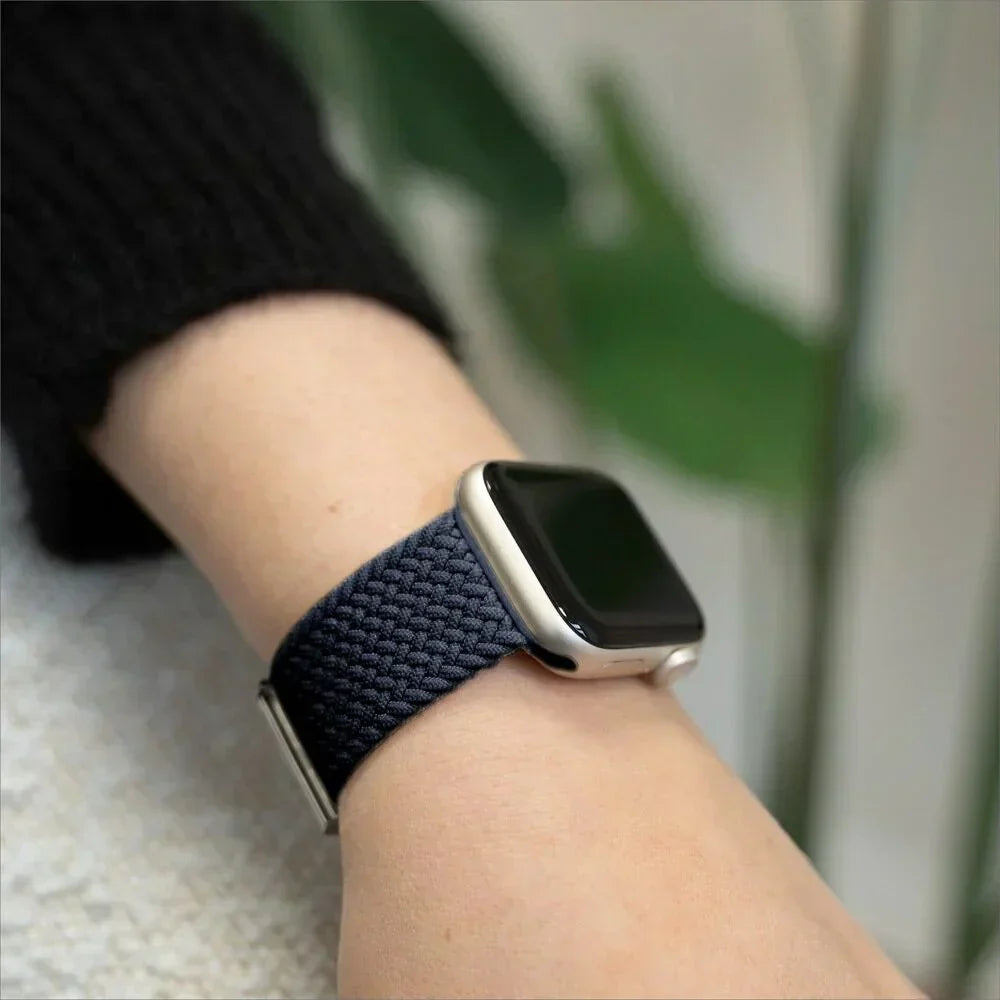 Apple Watch fonott szíj szénszürke színben Apple Watch óraszíjhoz
