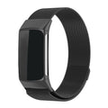 Fekete milánói szíj Fitbit Charge 6 óraszíjhoz