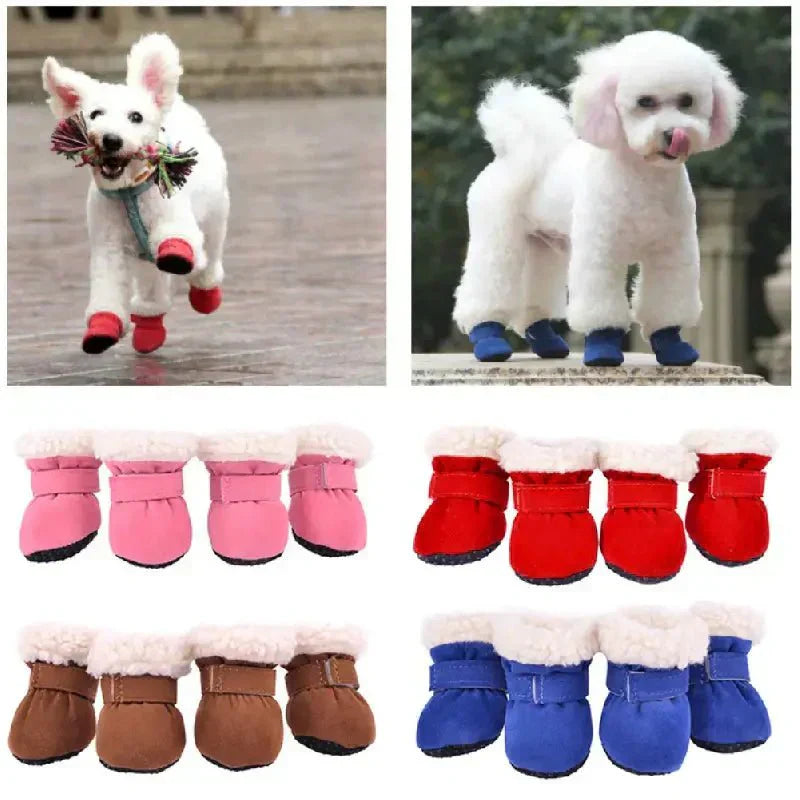PolarPaw 防水犬用ブーツ 滑り止め付き