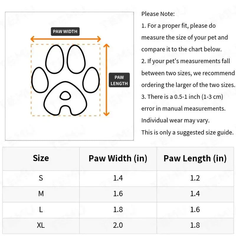 PolarPaw 防水犬用ブーツ 滑り止め付き