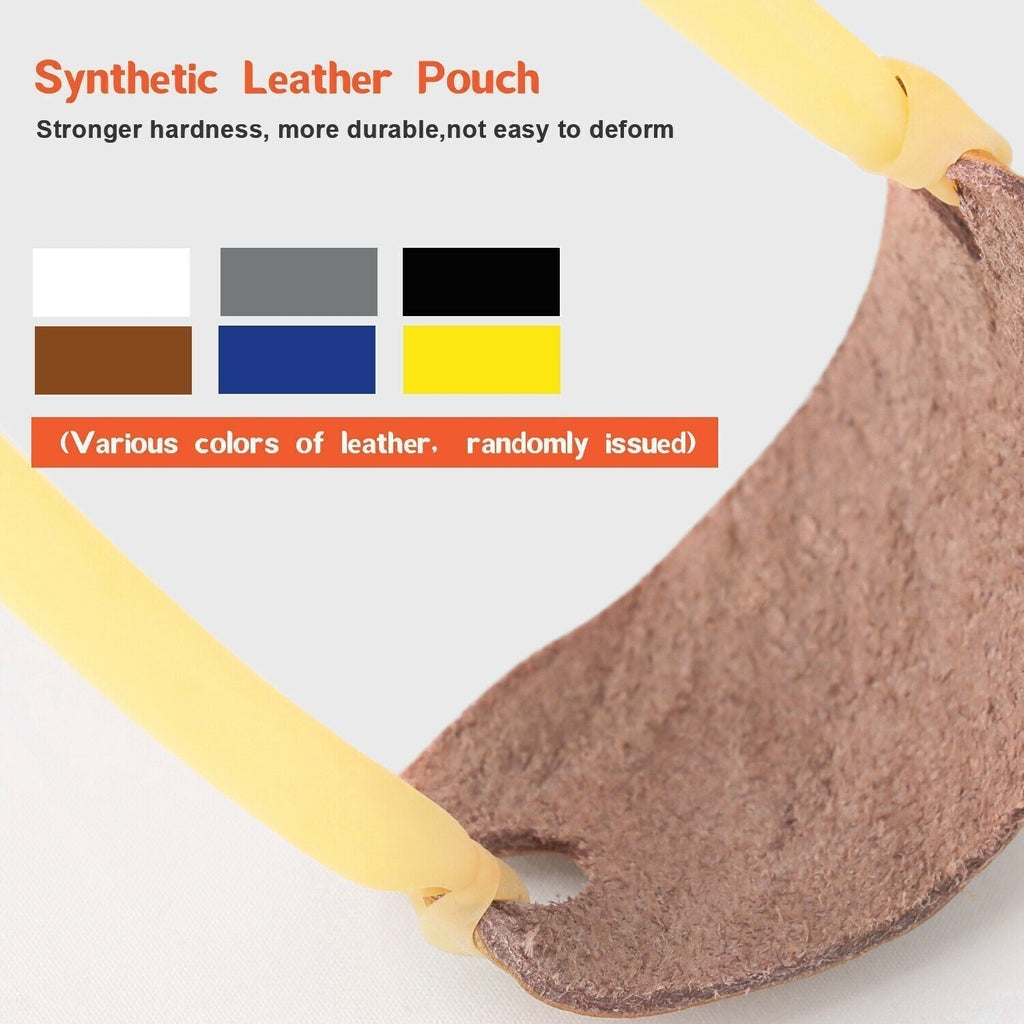 Aluminiumsramme foldbar håndleds-slynge med latexbånd, 100 yards rækkevidde